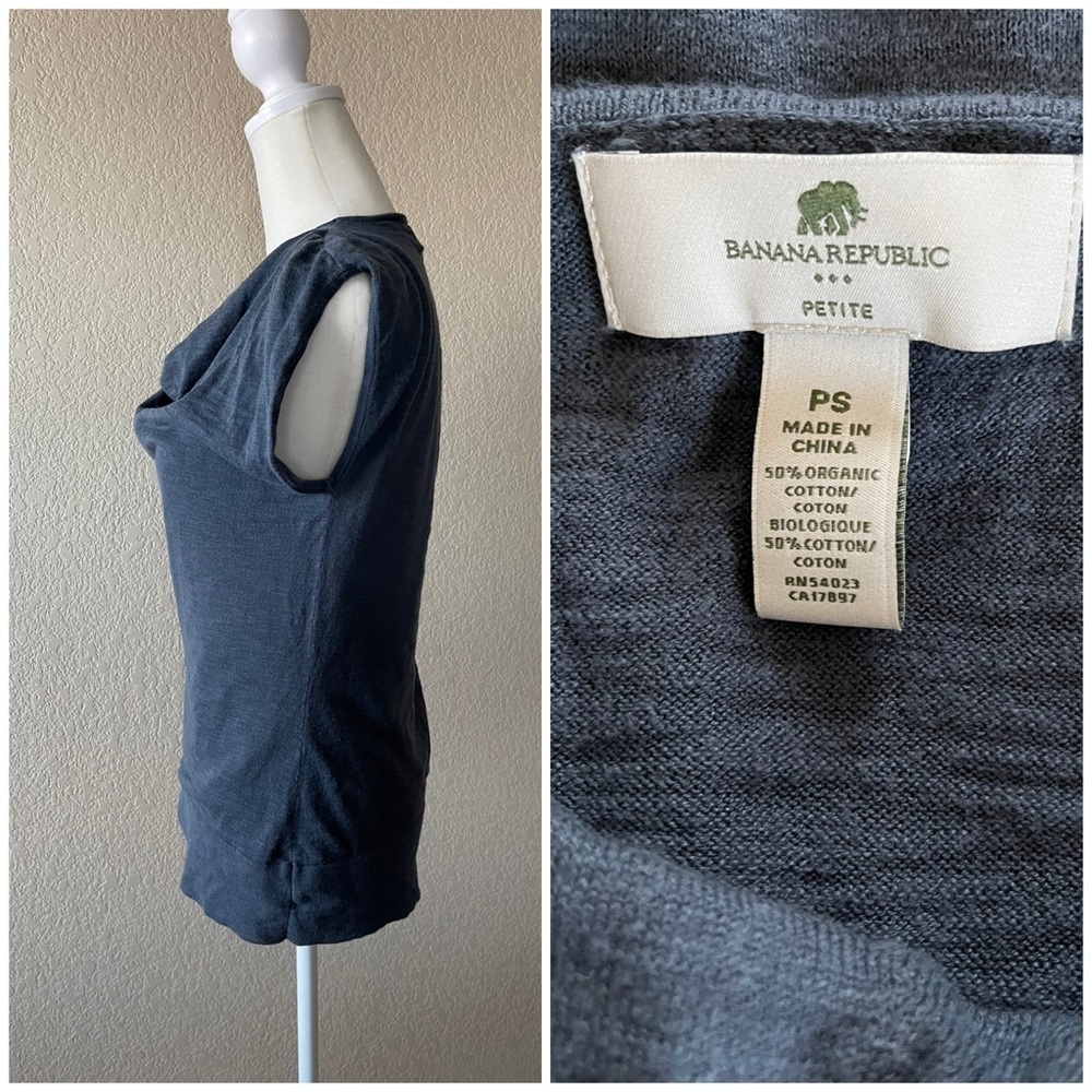 Banana Republic cowl neck sleeveless sweater - PS - Picture 2 of 2